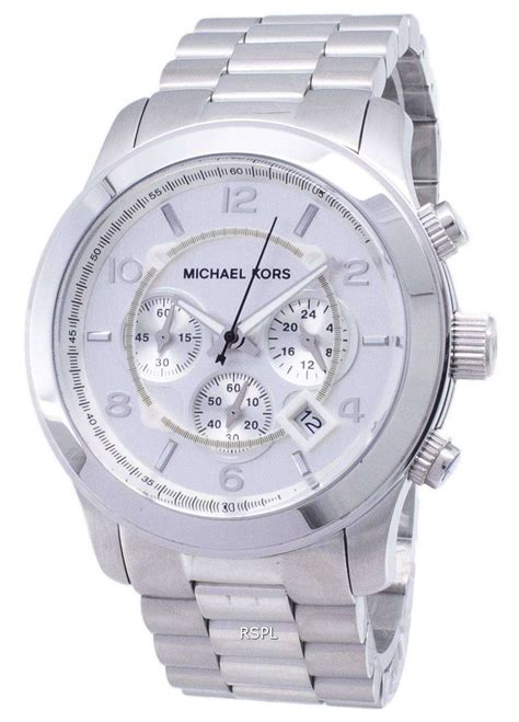 men's silver michael kors watch.